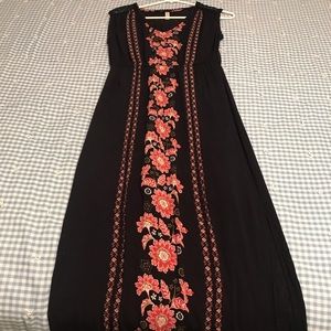 Long floral dress